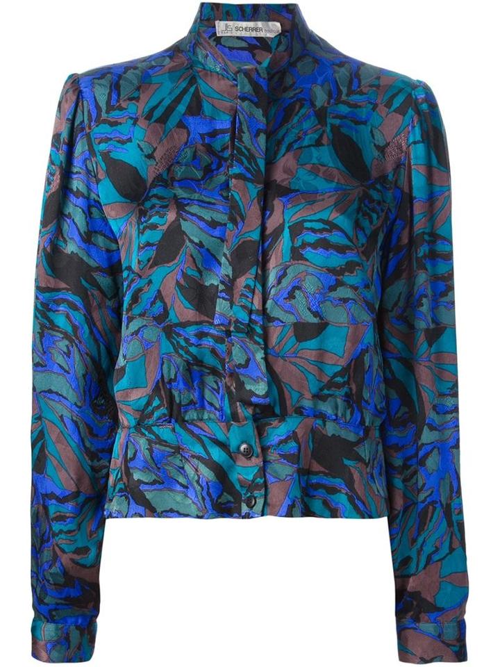 Jean Louis Scherrer Vintage 70s Printed Suit