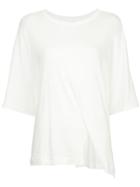 Y's Cut Out Detail T-shirt - White