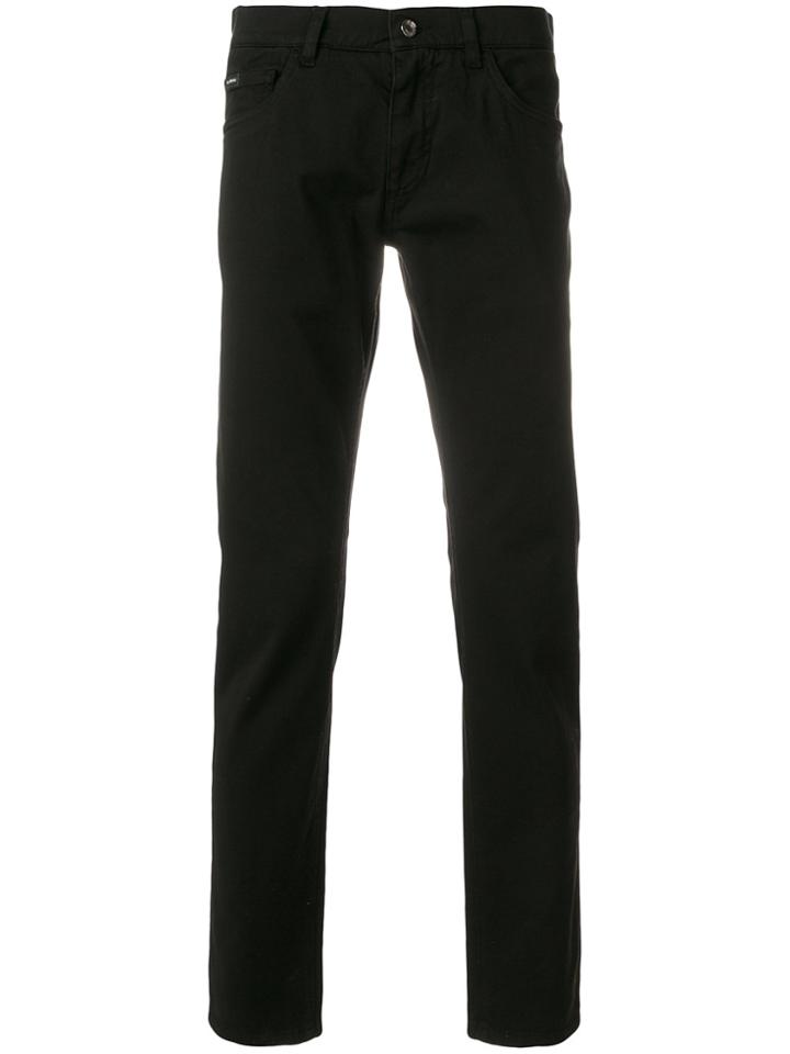 Dolce & Gabbana Regular Fitted Jeans - Black