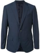 D'urban Textured Suit Jacket - Blue