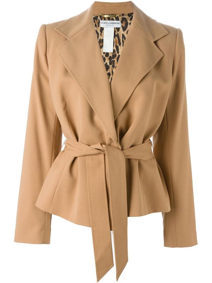 Dolce & Gabbana Vintage Wrap Blazer Skirt Suit