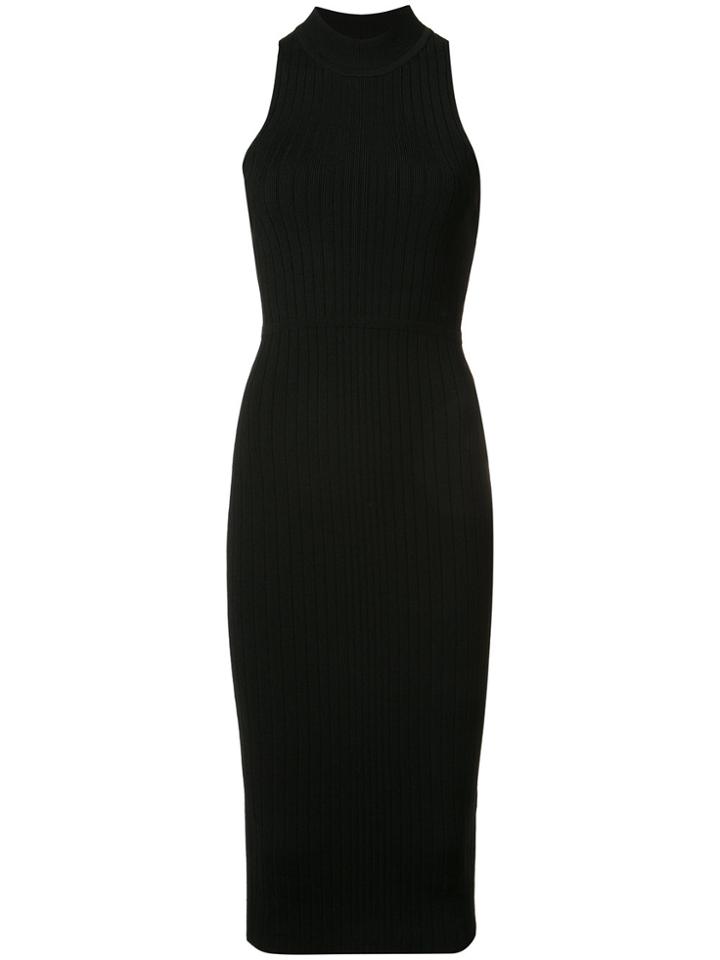Cushnie Et Ochs Fitted Halterneck Dress - Black