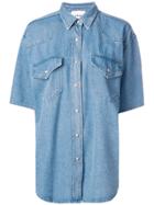 Nanushka Seymour Denim Shirt - Blue