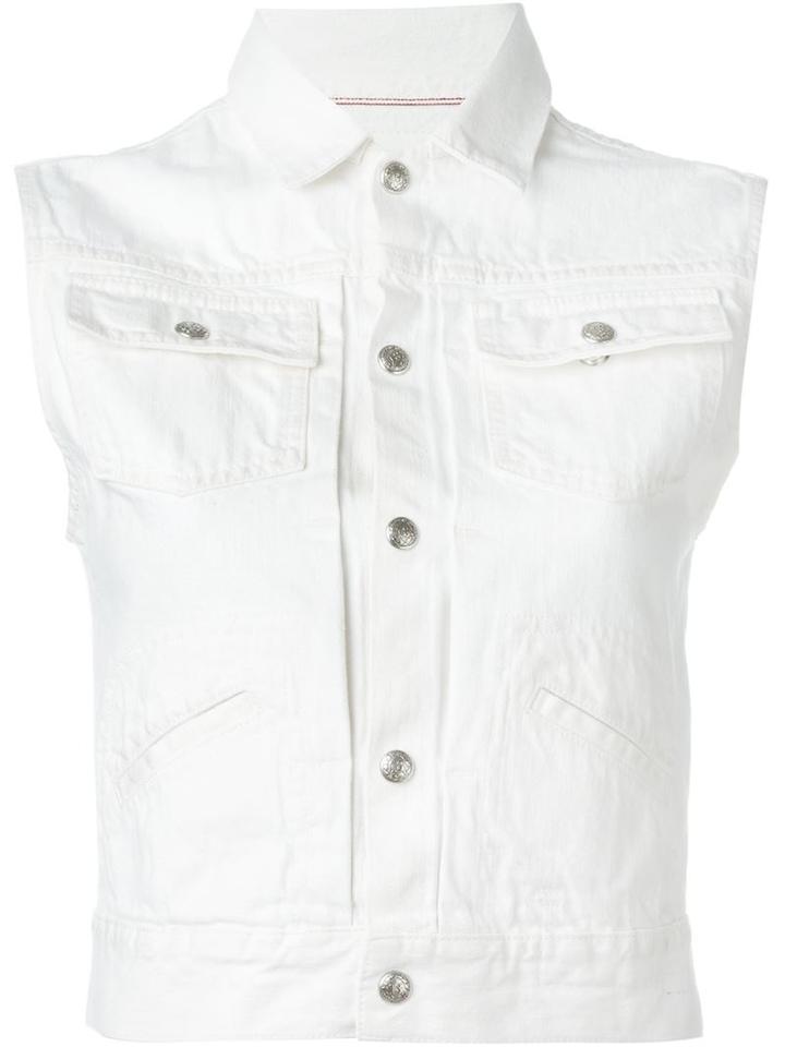 R13 Denim Waistcoat