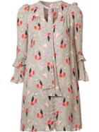 Derek Lam 10 Crosby Abstract Print Dress, Women's, Size: 6, Silk