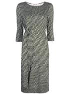 Diane Von Furstenberg Patterned Midi Dress - Green