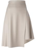 08sircus Asymmetric Wrap Skirt - Nude & Neutrals