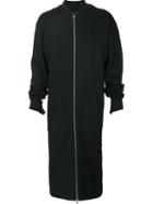 Thamanyah Long Zipped Hoodie, Men's, Size: 50, Black, Cotton/polyamide/wool