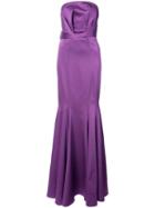 Zac Zac Posen Nolita Fitted Gown - Purple
