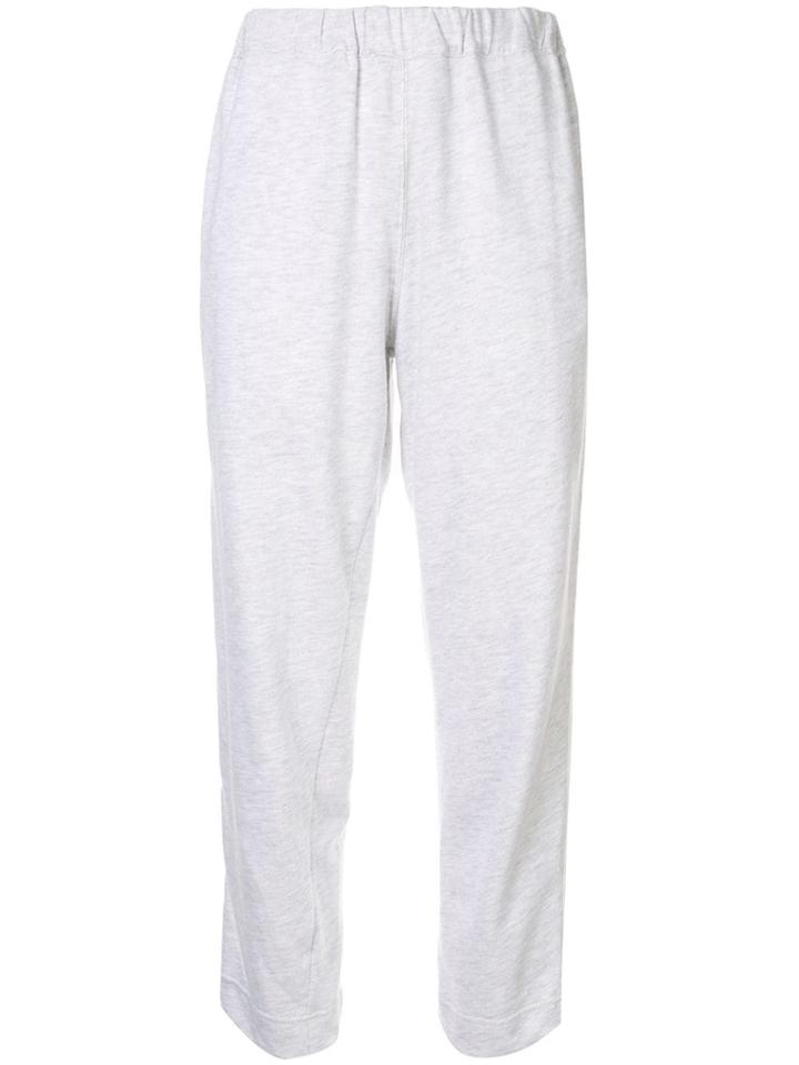 Bassike Canvas Wide Stripe Track Pants - Grey