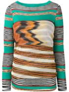 Missoni - Striped Jumper - Women - Cotton/rayon - M, Cotton/rayon