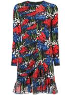 Mother Of Pearl Peggy Floral Print Dress - Black
