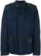 Etro Button-down Military Jacket - Blue