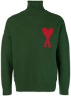 Ami Alexandre Mattiussi Ami De Coeur Funnel Collar Oversized Sweater -