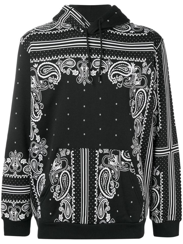 Adidas Paisley Print Hoodie - Black