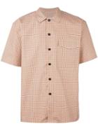Ami Alexandre Mattiussi Short Sleeve Shirt, Size: 37, Yellow/orange, Cotton