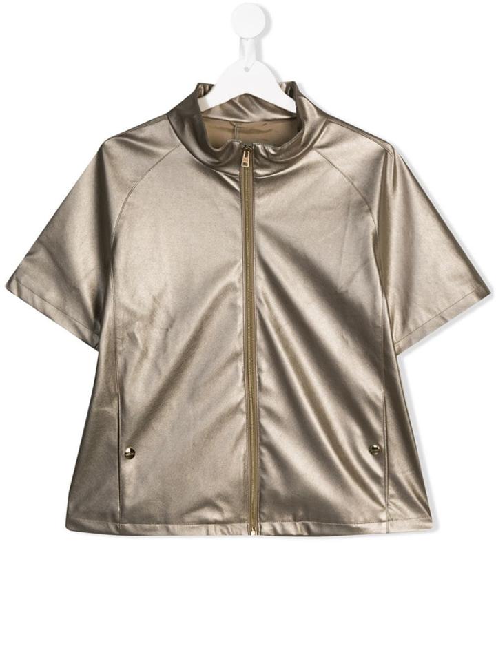 Herno Kids Metallic Jacket - Pink