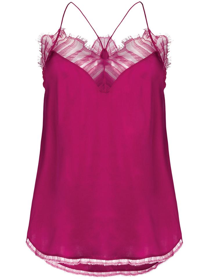 Iro Berwyn Top - Pink & Purple