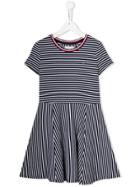 Tommy Hilfiger Junior Teen Striped Skater Dress - Blue