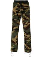 Palm Angels Camouflage Sweatpants - Green