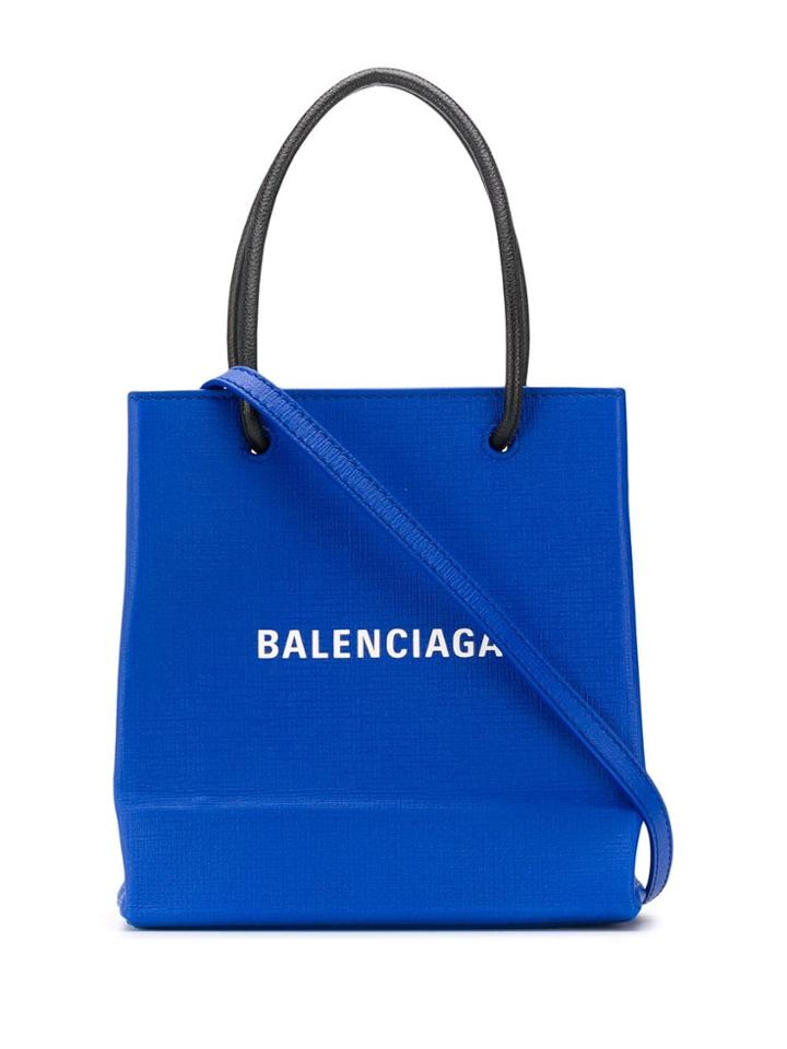 Balenciaga Shopping Tote Xxs - Blue