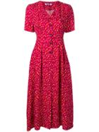 Sjyp Dotted Print Dress - Red