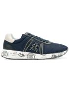 Premiata Printed Sole Runners - Blue