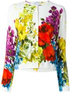 Blumarine Floral Twin-set Top & Cardigan
