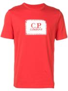Cp Company Logo Print T-shirt - Red