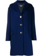 Boutique Moschino Oversized Single-breasted Coat - Blue