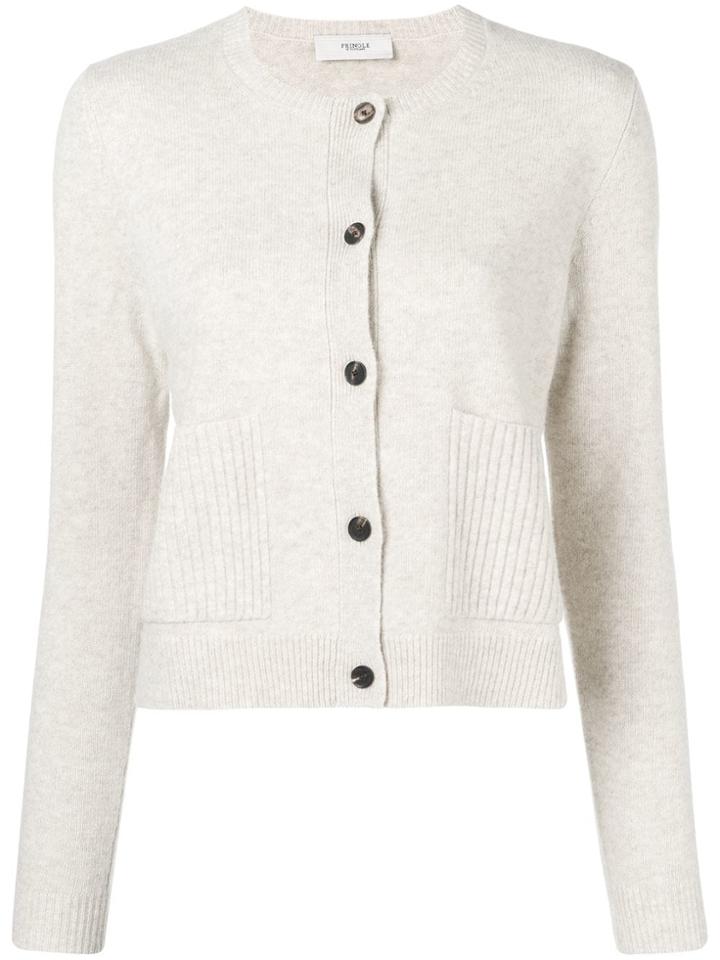 Pringle Of Scotland Long-sleeve Fitted Cardigan - Neutrals