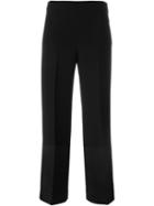 Theory Classic Cigarette Trousers, Women's, Size: 2, Black, Triacetate/polyester