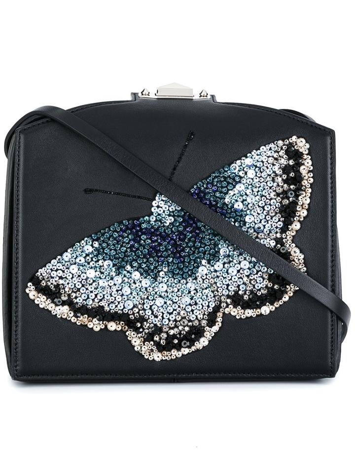Alexander Mcqueen 'box' Butterfly Shoulder Bag
