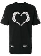Ktz Heart Skeleton T-shirt - Black