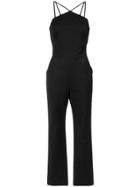 Andrea Marques Strappy Jumpsuit - Black