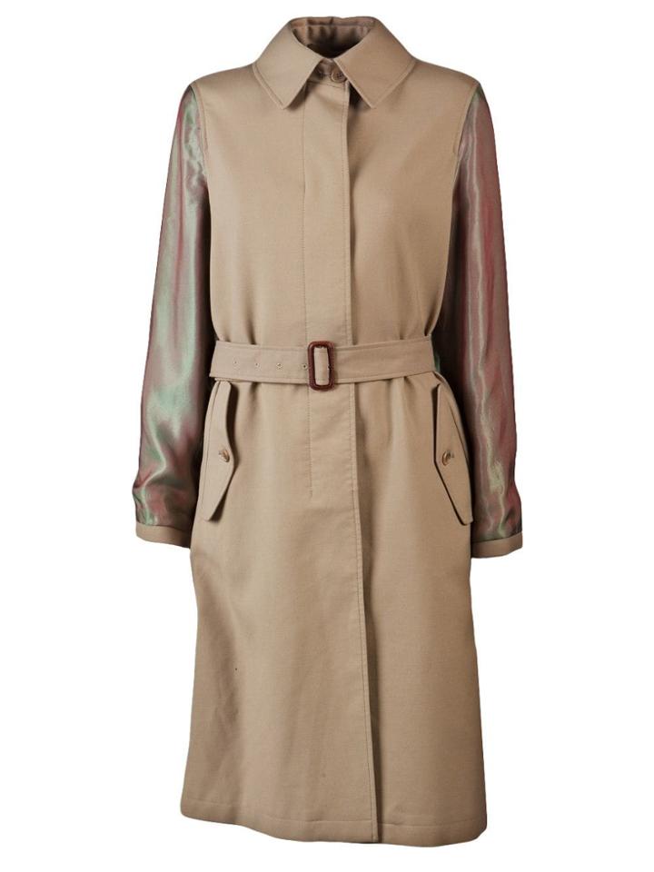 Maison Martin Margiela Vintage Irridescent Sleeve Coat - Nude &