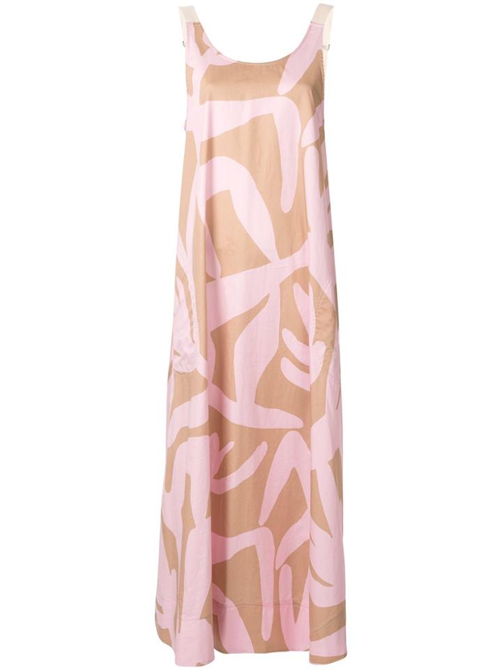 Lee Mathews Leia Scoop Back Maxi Dress - Pink
