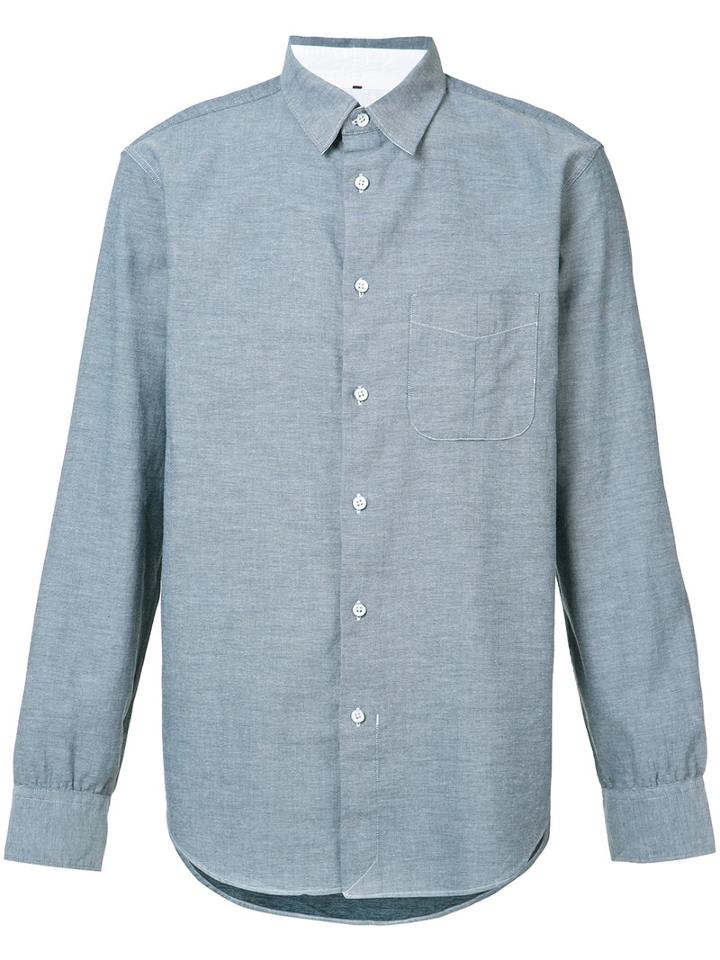 Rag & Bone Beach Shirt, Men's, Size: Medium, Blue, Cotton