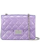 Designinverso 'milano' Quilted Shoulder Bag, Women's, Pink/purple