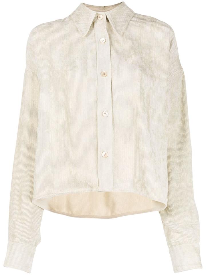 Isabel Marant Cord Boxy-fit Shirt - White