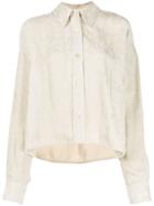 Isabel Marant Cord Boxy-fit Shirt - White