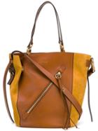 Chloé Myer Tote, Women's, Brown, Calf Leather/suede