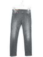 Dondup Kids Ripped Detail Jeans, Boy's, Size: 14 Yrs, Grey