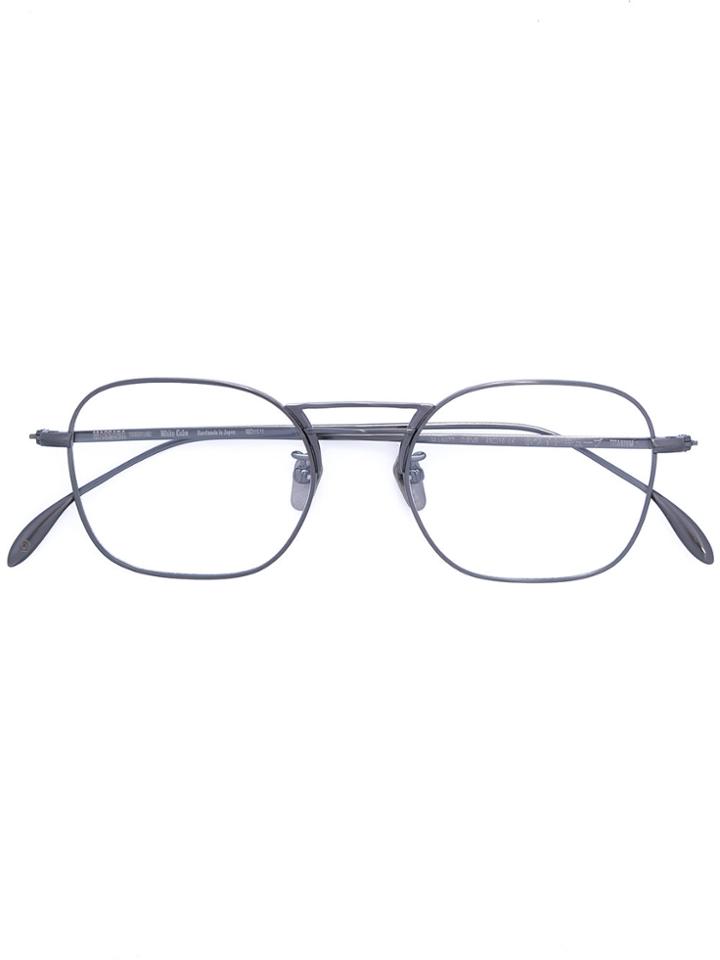 Massada White Cube Glasses - Grey