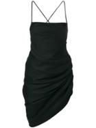 Jacquemus Strap Back Asymmetric Dress - Black
