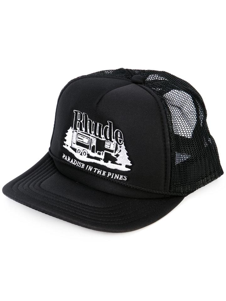 Rhude Trucker Hat - Black