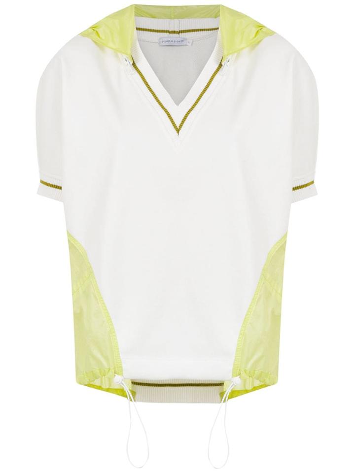 Mara Mac Hooded Top - White