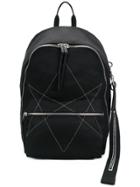 Rick Owens Drkshdw Stitched Backpack - Black