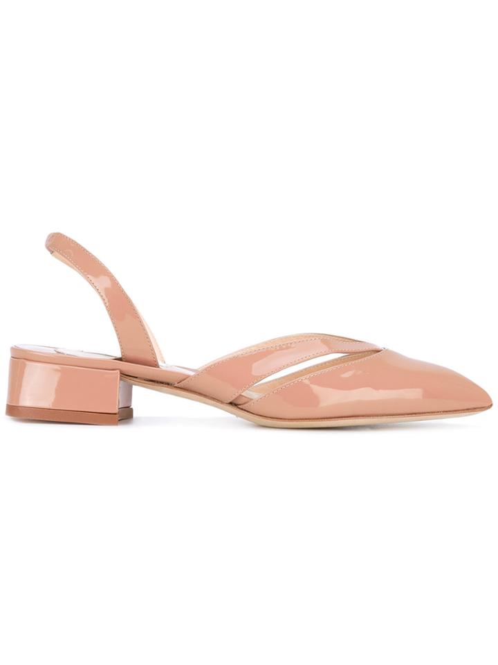 Olgana La Moustache Vernice Pumps - Pink & Purple