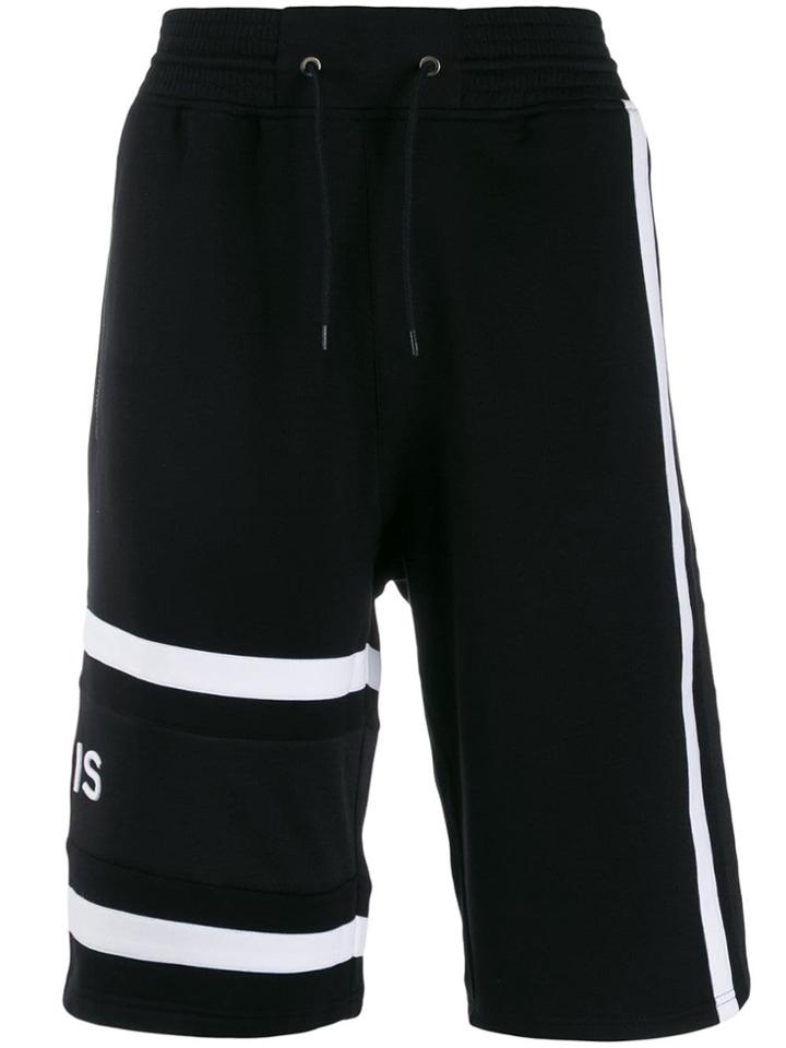 Givenchy Logo Panelled Track Shorts - Black